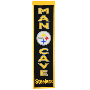 Pittsburgh Steelers --- Man Cave Banner