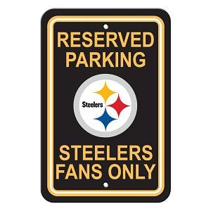 Pittsburgh Steelers --- Reserved Parking Sign