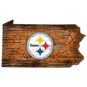 Pittsburgh Steelers --- Roadmap State Sign