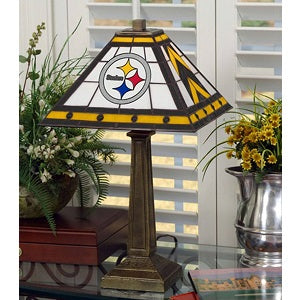 Pittsburgh Steelers --- Stained Glass Lamp