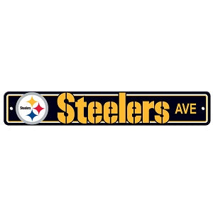 Pittsburgh Steelers --- Street Sign