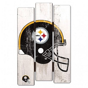 Pittsburgh Steelers --- Wood Fence Sign