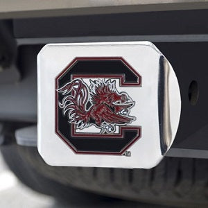 SC Gamecocks --- Chrome Hitch Cover