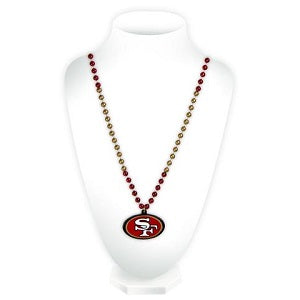 San Francisco 49ers --- Mardi Gras Beads