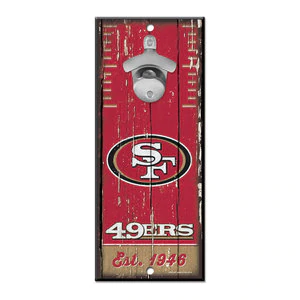 San Francisco 49ers --- Bottle Opener Sign