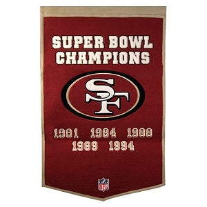 San Francisco 49ers --- Dynasty Banner