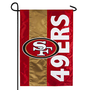 San Francisco 49ers --- Embroidered Logo Applique Flag