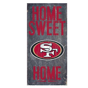 San Francisco 49ers --- Home Sweet Home Wood Sign
