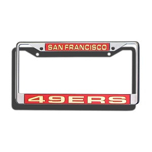 San Francisco 49ers --- Laser Cut License Plate Frame