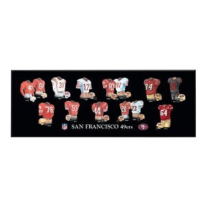 San Francisco 49ers --- Legacy Uniform Plaque