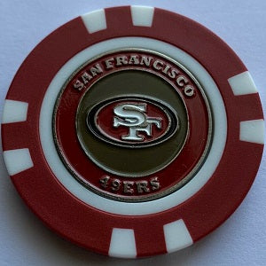 San Francisco 49ers --- Poker Chip Ball Marker
