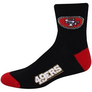 San Francisco 49ers --- Team Color Crew Socks