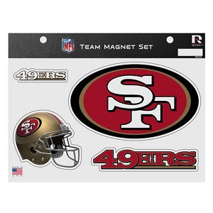 San Francisco 49ers --- Team Magnet Set