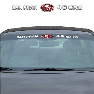 San Francisco 49ers --- Windshield Decal