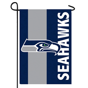 Seattle Seahawks --- Embroidered Logo Applique Flag