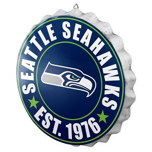 Seattle Seahawks --- Bottle Cap Sign