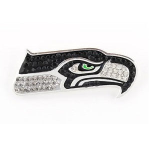 Seattle Seahawks --- Crystal Logo Pin