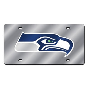 Seattle Seahawks --- Mirror Style License Plate