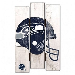 Seattle Seahawks --- Wood Fence Sign