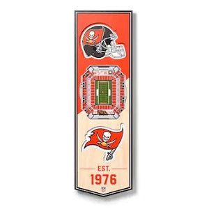 Tampa Bay Buccaneers --- 3-D StadiumView Banner - Small