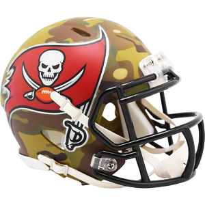 Tampa Bay Buccaneers --- Camo Mini Helmet
