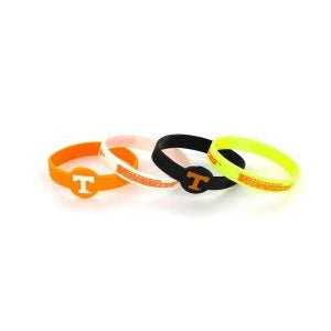 Tennessee Vols --- Silicone Bracelets 4-pk