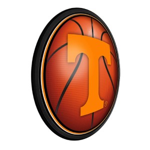 Tennessee Vols (basketball) --- Round Slimline Lighted Wall Sign