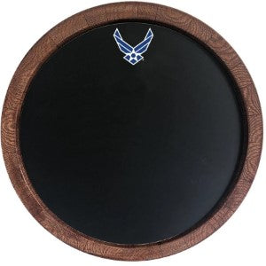 US Air Force --- Chalkboard Faux Barrel Top Sign