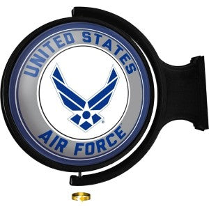 US Air Force --- Original Round Rotating Lighted Wall Sign