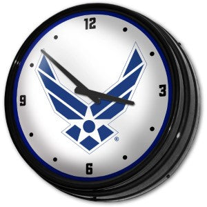 US Air Force --- Retro Lighted Wall Clock