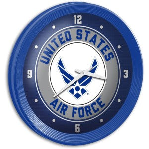 US Air Force --- Ribbed Frame Wall Clock