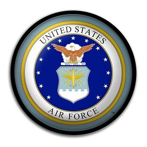 US Air Force (seal) --- Modern Disc Wall Sign