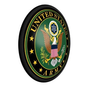 US Army --- Round Slimline Lighted Wall Sign