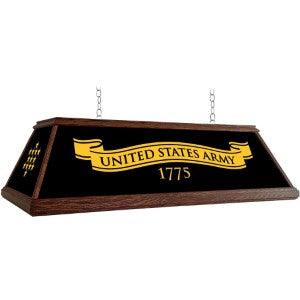 US Army (ribbon) --- Premium Wood Pool Table Light
