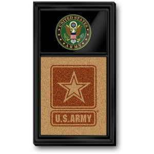 US Army (seal) --- Dual Logo Cork Note Board