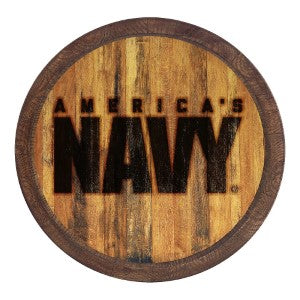 US Navy (branded) --- Faux Barrel Top Sign