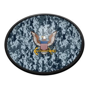 US Navy (eagle) --- Oval Slimline Lighted Wall Sign